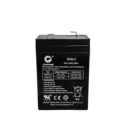 Batería de ácido de plomo sellada 6V4.5Ah Batería de UPS 3FM4.5 fabricante