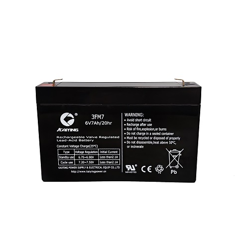 Batería de ácido de plomo sellada 6V7Ah Batería de UPS 3FM7 fabricante