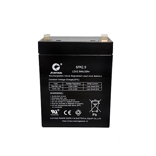 Batería de ácido de plomo sellada 12V2.9Ah 6FM2.9 Batería de UPS fabricante