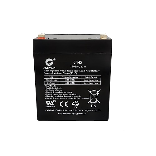 Batería de ácido de plomo sellada 12V5Ah Batería de UPS 6FM5 fabricante