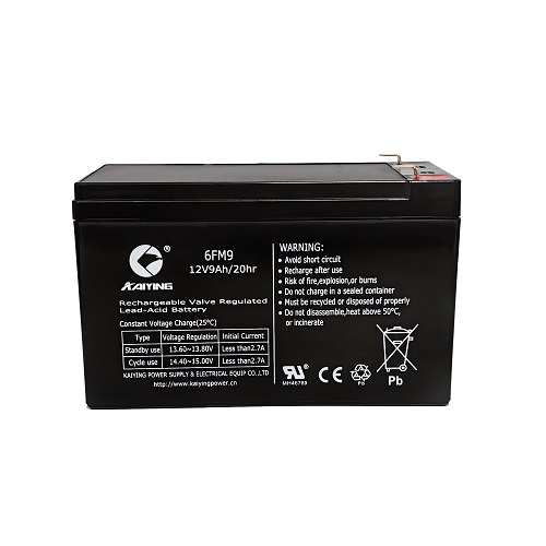 Batería de ácido de plomo sellada 12V9Ah Batería de UPS 6FM9 fabricante