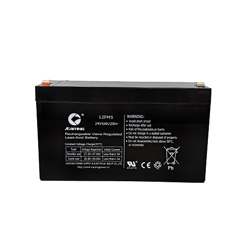 Batería de ácido de plomo sellada 24V5Ah Batería de UPS 12FM5 fabricante