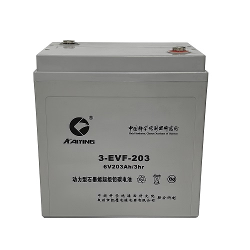 Batería de ciclo profundo para vehículos eléctricos 6V203AH fabricante
