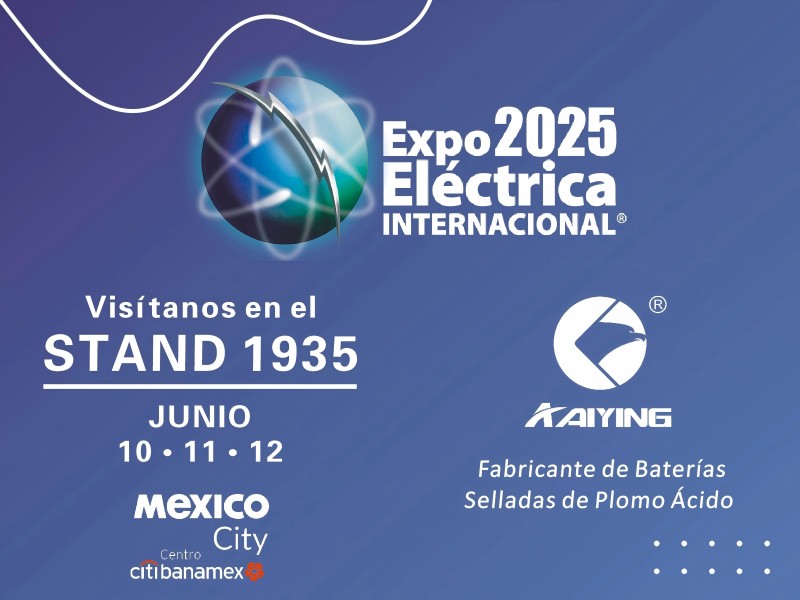 ¡Nos vemos en la Ciudad de México! EXPO ELÉCTRICA INTERNACIONAL 2025!
